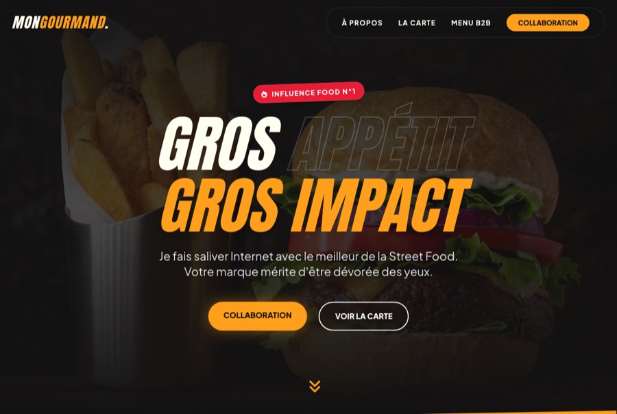 Le site Mon Gourmand — Street food